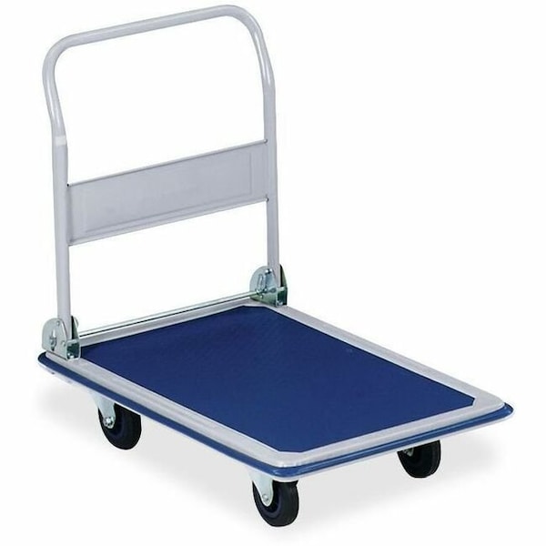 Sparco Folding Platform Truck, 660lb Capacity, 24.8" x 36" x 29.5", Gray/Blue SPR02040 - main